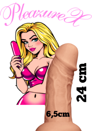 PleazureX - Sextoys series gebogen dildo xl