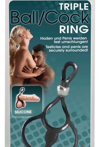 Dreifacher Ball- und Cockring