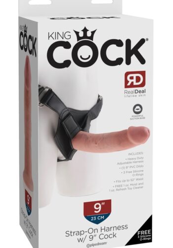 Strap-on Harness mit 9-Zoll-Schwanz