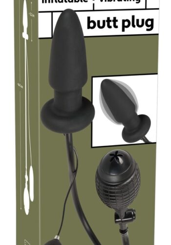 Aufblasbarer vibrierender Butt Plug