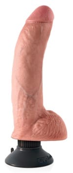 9“ Vibrating Cock with Balls
