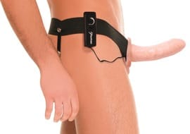 Vibrating Hollow Strap-On