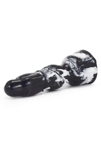Drachen Dildo Gluttony II (schwarz/weiß)